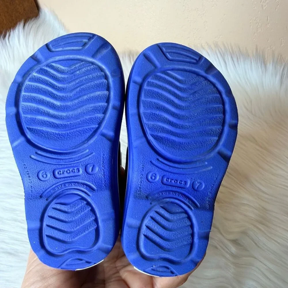 Crocs Kids' Crocband Jaunt Rain Boots Size C6/7